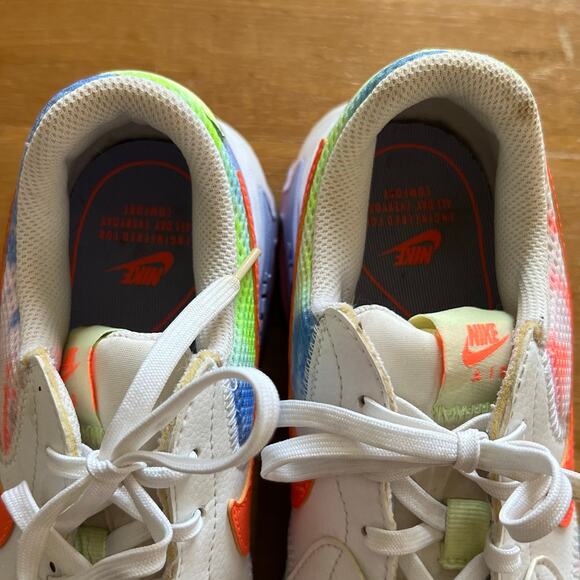 Nike Air Max Excee Multi-Color Women’s Size 9.5 Tie Dye Neon Sneakers Shoes - Picture 6 of 9